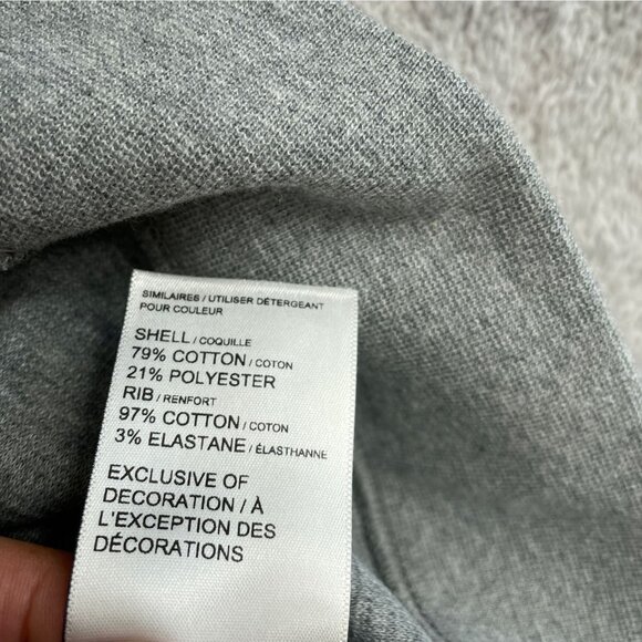 NEW Puma Men's XL Textured Crewneck Sweatshirt Gray Cotton Blend - Picture 7 of 11